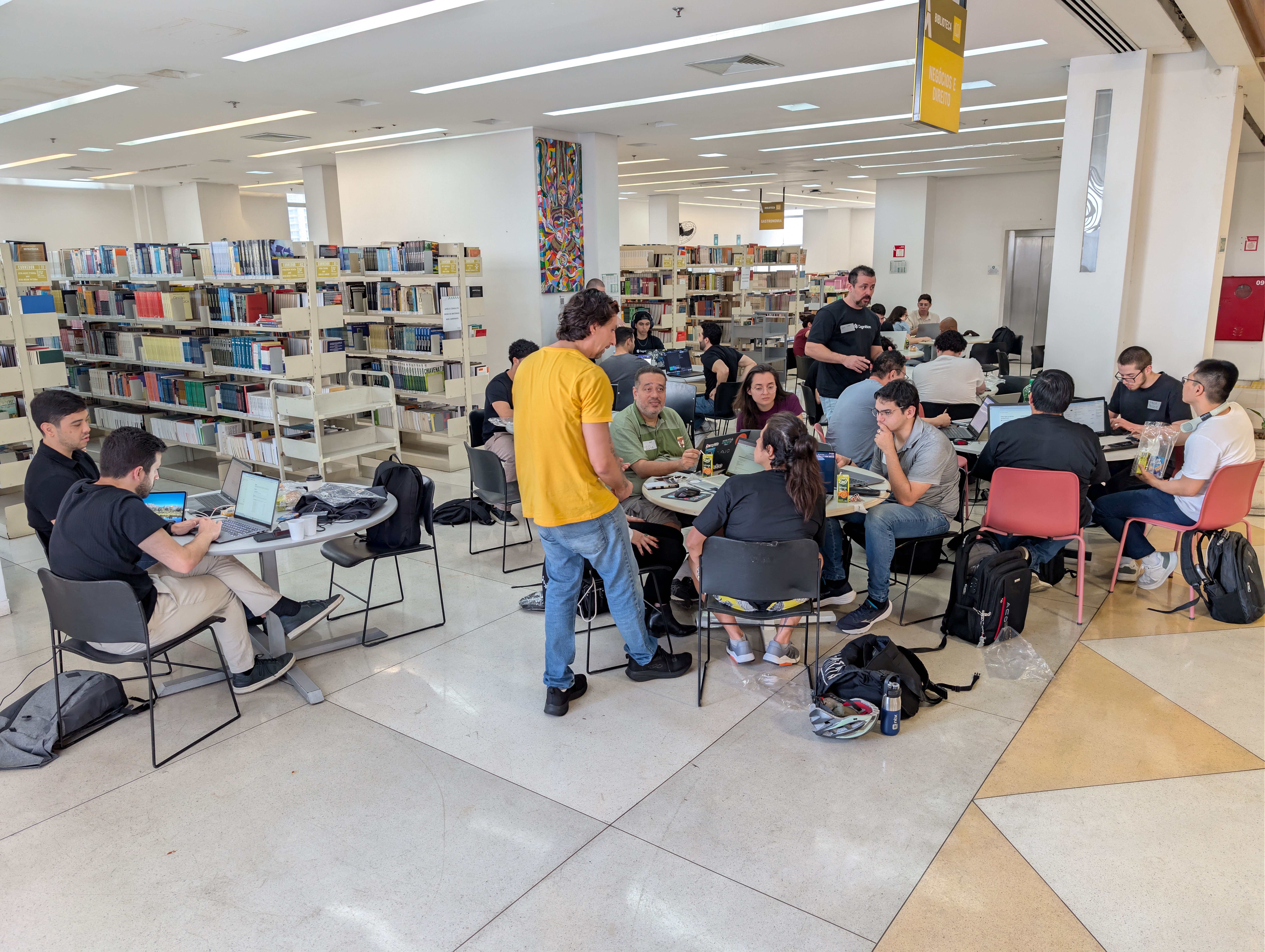 Hackathon venue at Anhembi Morumbi University